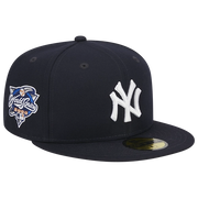 New York Yankees Evergreen Side Patch Navy 59FIFTY Mens Fitted Hat
