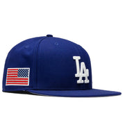 New Era X Swarovski Los Angeles Dodgers Dark Royal 59FIFTY Mens Fitted Hat