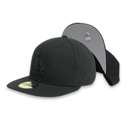 Los Angeles Dodgers Blackout Basic New Era 59FIFTY Fitted Hats