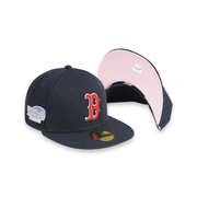 Boston Red Sox 04 World Series "POP SWEAT" Navy 59FIFTY Men's Fitted Hat