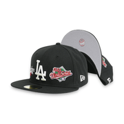 LA Dodgers World Series 59FIFTY Men's Black Fitted Hat