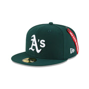 Oakland Athletics "Alpha Industry" Green 59FIFTY Men's Fitted Hat