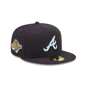 Atlanta Braves 95 World Series Cloud Under Navy 59FIFTY Men's Fitted Hat