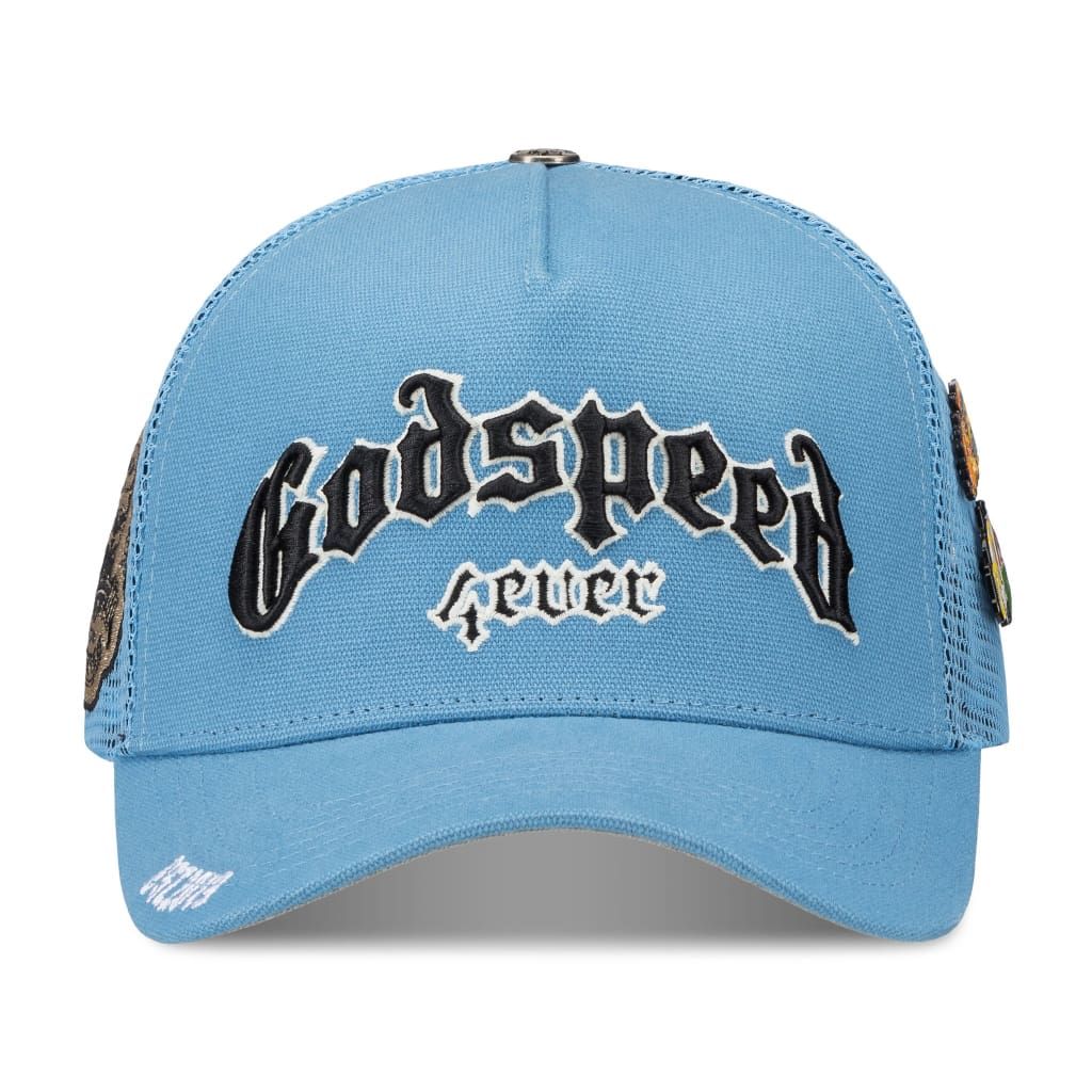 Godspeed GS Forever Trucker Hat (Baby Blue)