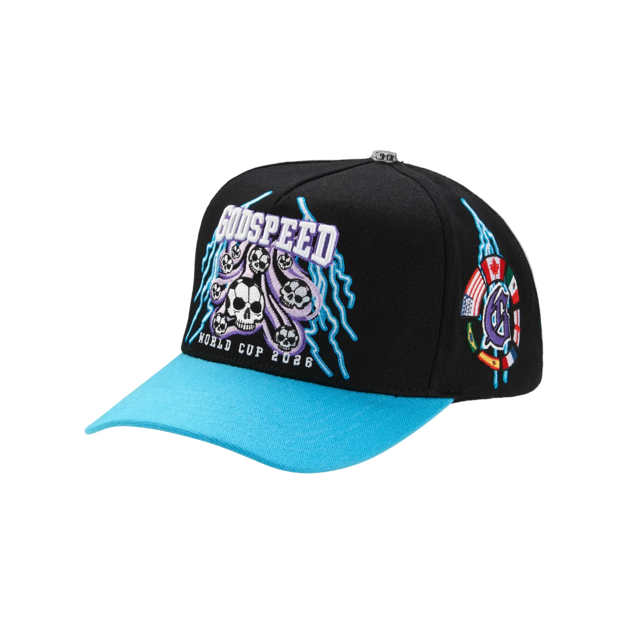 Godspeed '26 GSWC Voltage Hat (Black/Aqua)