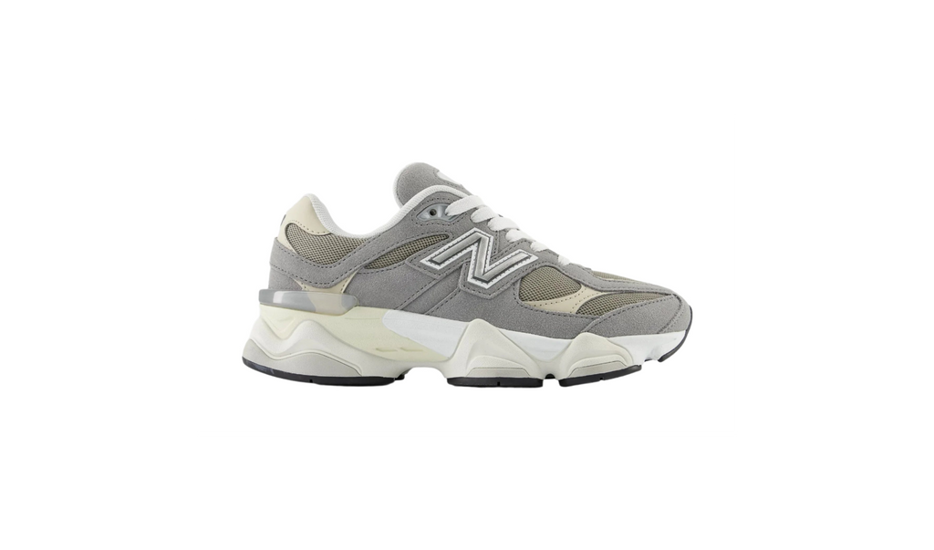 New Balance 9060 Grade School Kids' Sneakers Light Grey / White