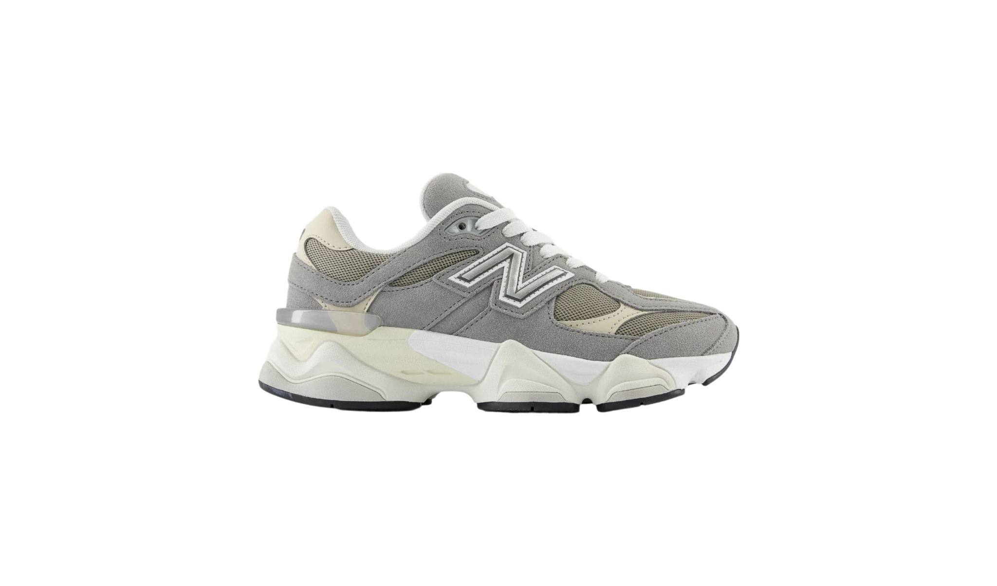 New Balance 9060 Grade School Kids' Sneakers Light Grey / White