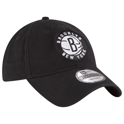 Brooklyn Nets Core Classic Black 9TWENTY Mens Adjustable Hat