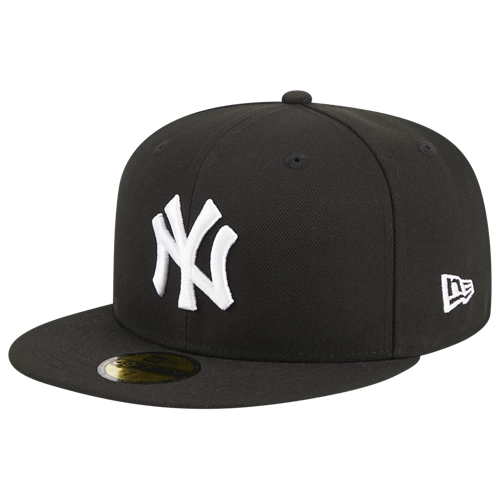New York Yankees Evergreen Side Patch Black 59FIFTY Mens Fitted Hat