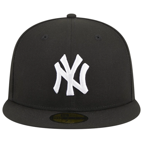 New York Yankees Evergreen Side Patch Black 59FIFTY Mens Fitted Hat
