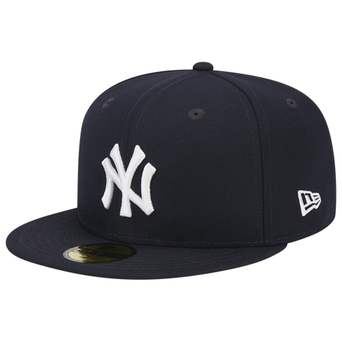 New York Yankees Evergreen Side Patch Navy 59FIFTY Mens Fitted Hat