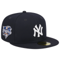 New York Yankees Evergreen Side Patch Navy 59FIFTY Mens Fitted Hat
