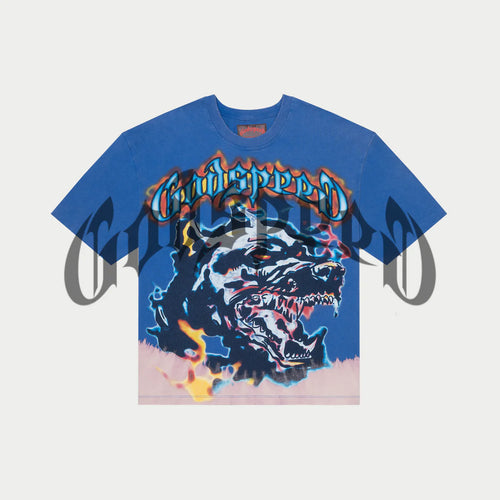 GODSPEED NEW YORK Off The Leash Tee ROYAL