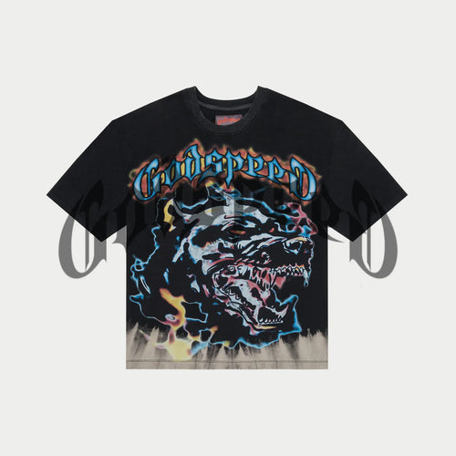 GODSPEED NEW YORK Off the Leash Tee BLACK WASH