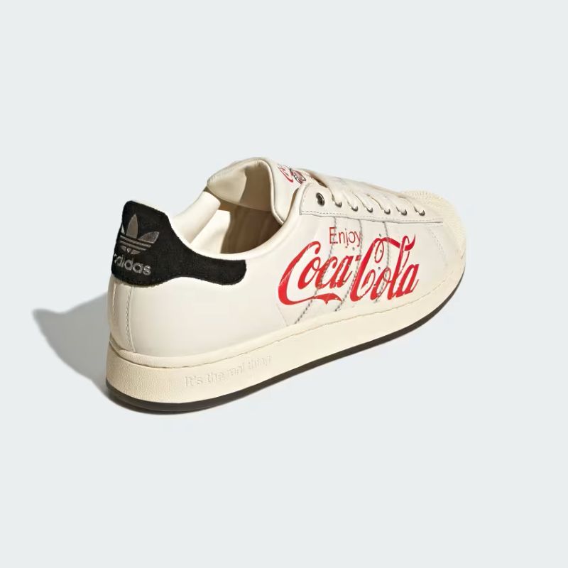 ADIDAS X COCA-COLA SUPERSTAR II SHOES (Core White / Core Black / Cream White)
