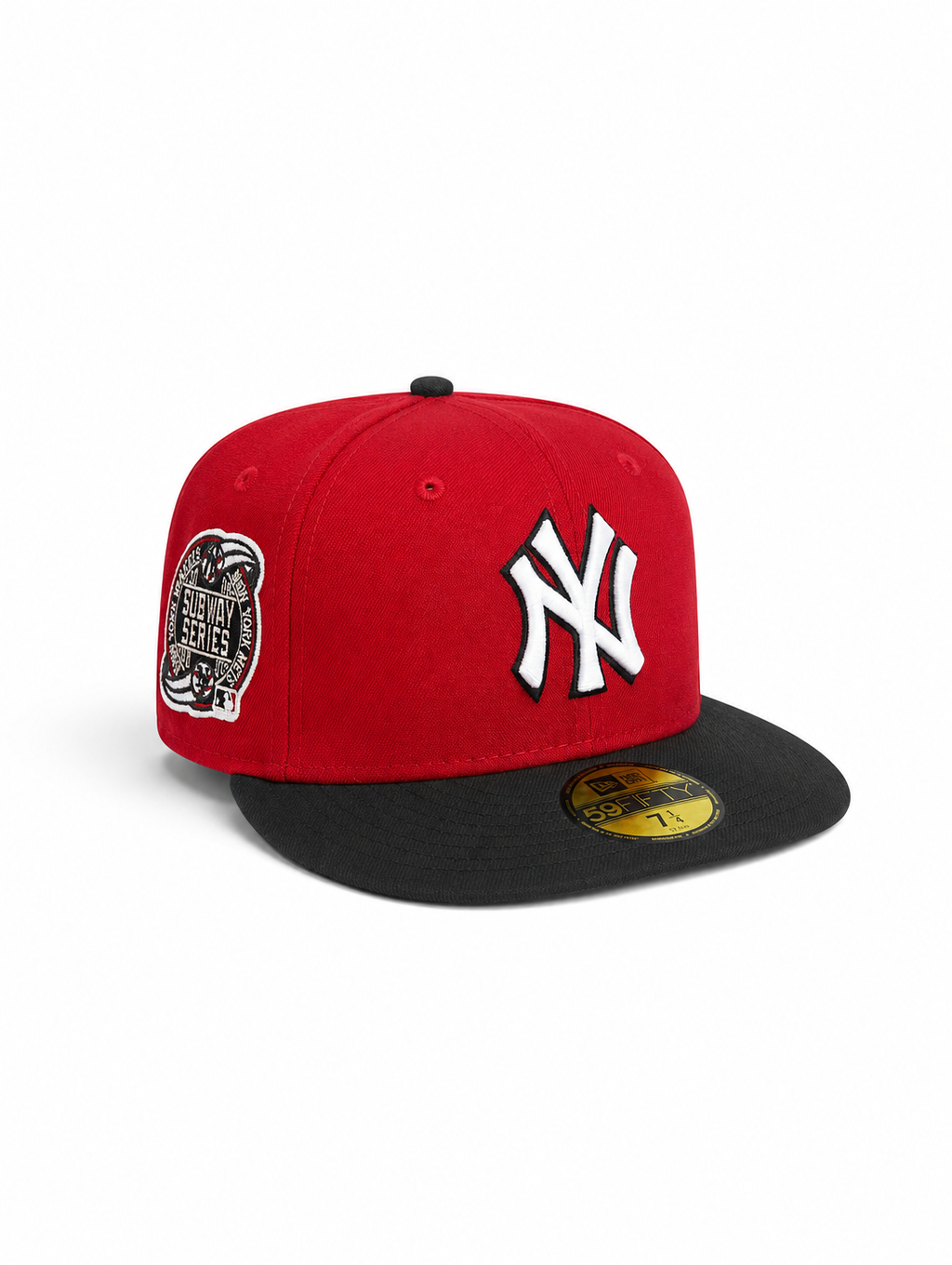 New York Yankees Subway Series Patch (Red/Black) 59FIFTY Fitted Cap
