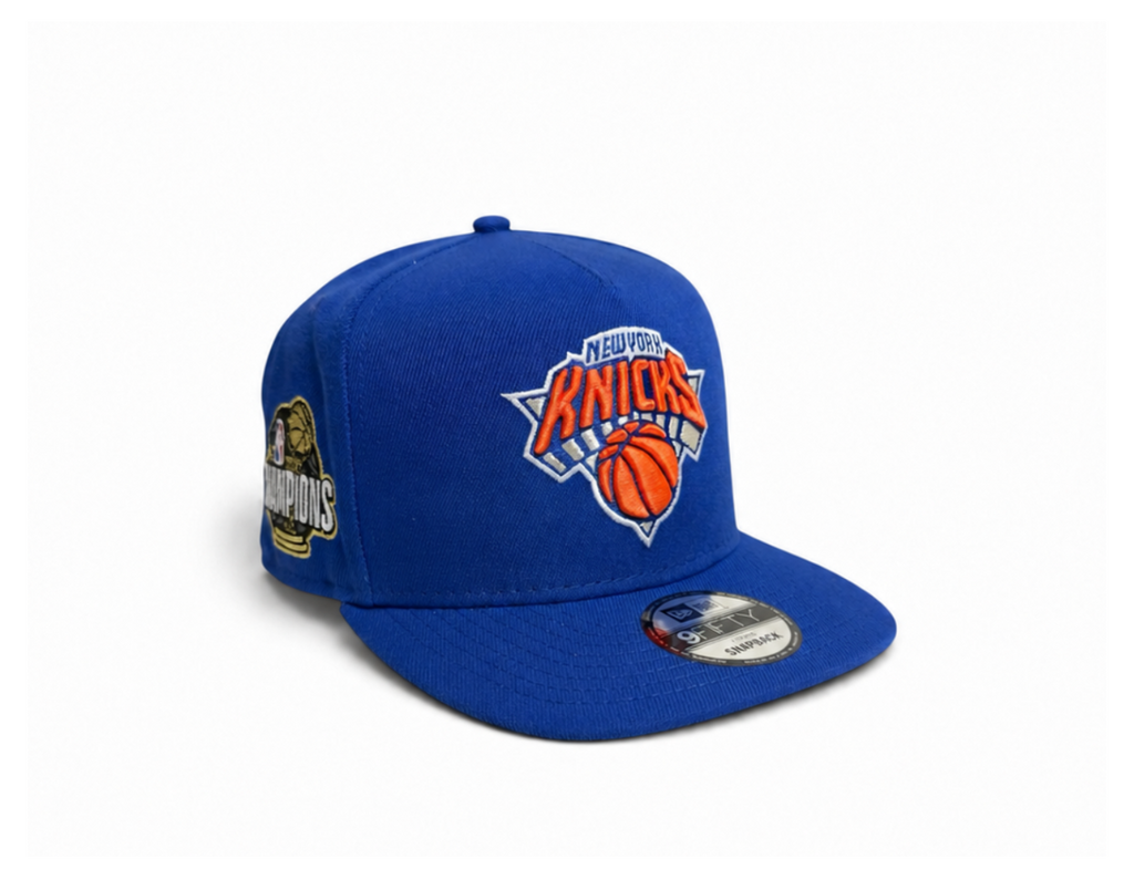 New York Knicks 2026 Champions 9Fifty A-Frame Snapback Hat