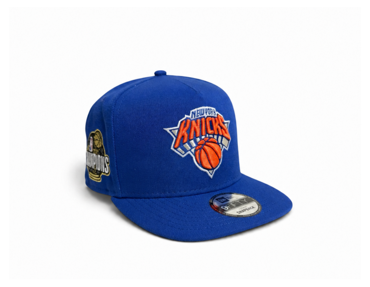 New York Knicks 2026 Champions 9Fifty A-Frame Snapback Hat