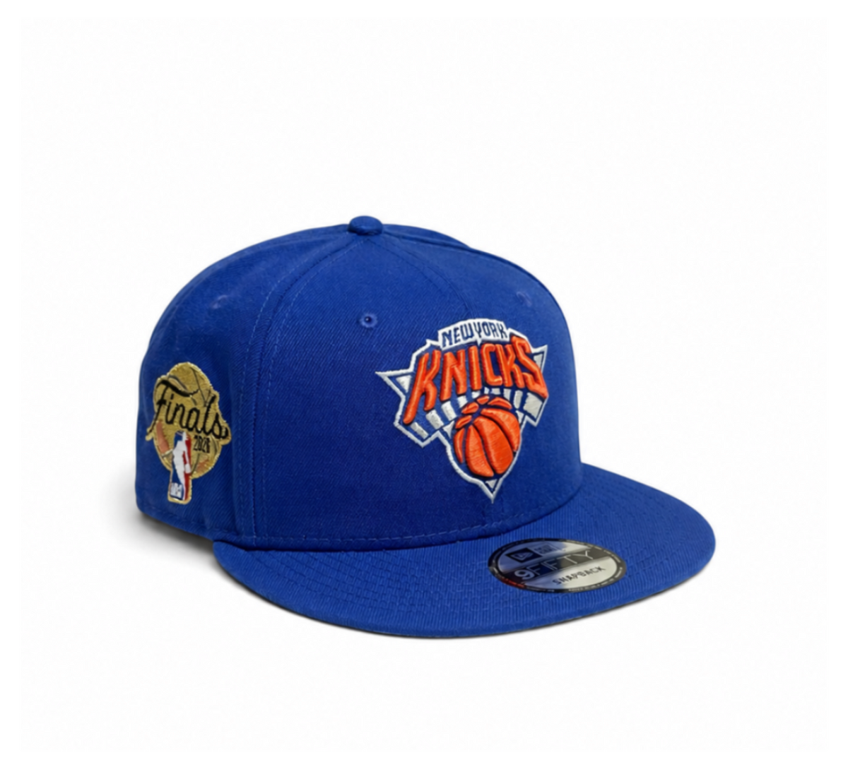 New York Knicks 2026 Finals 9Fifty A-Frame Snapback Hat (Blue)