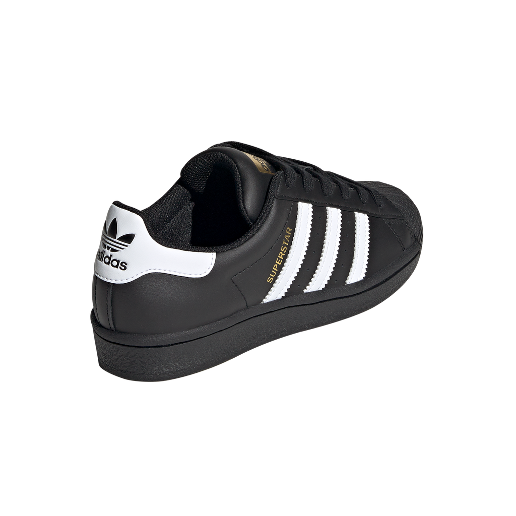 ADIDAS Superstar Junior in Black / White / Gold