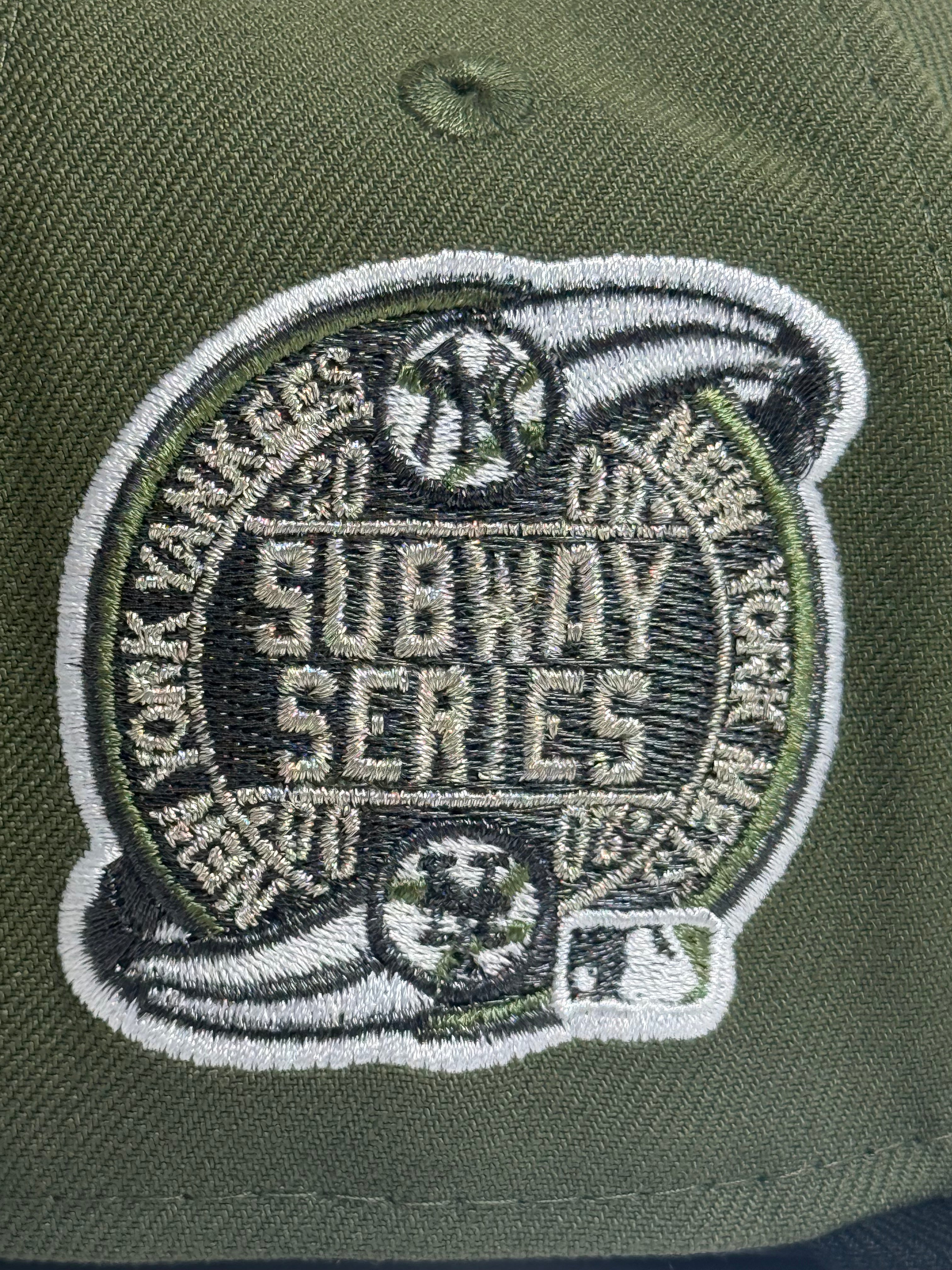 New York Yankees Subway Series Patch (Green/Black) 59FIFTY Fitted Cap