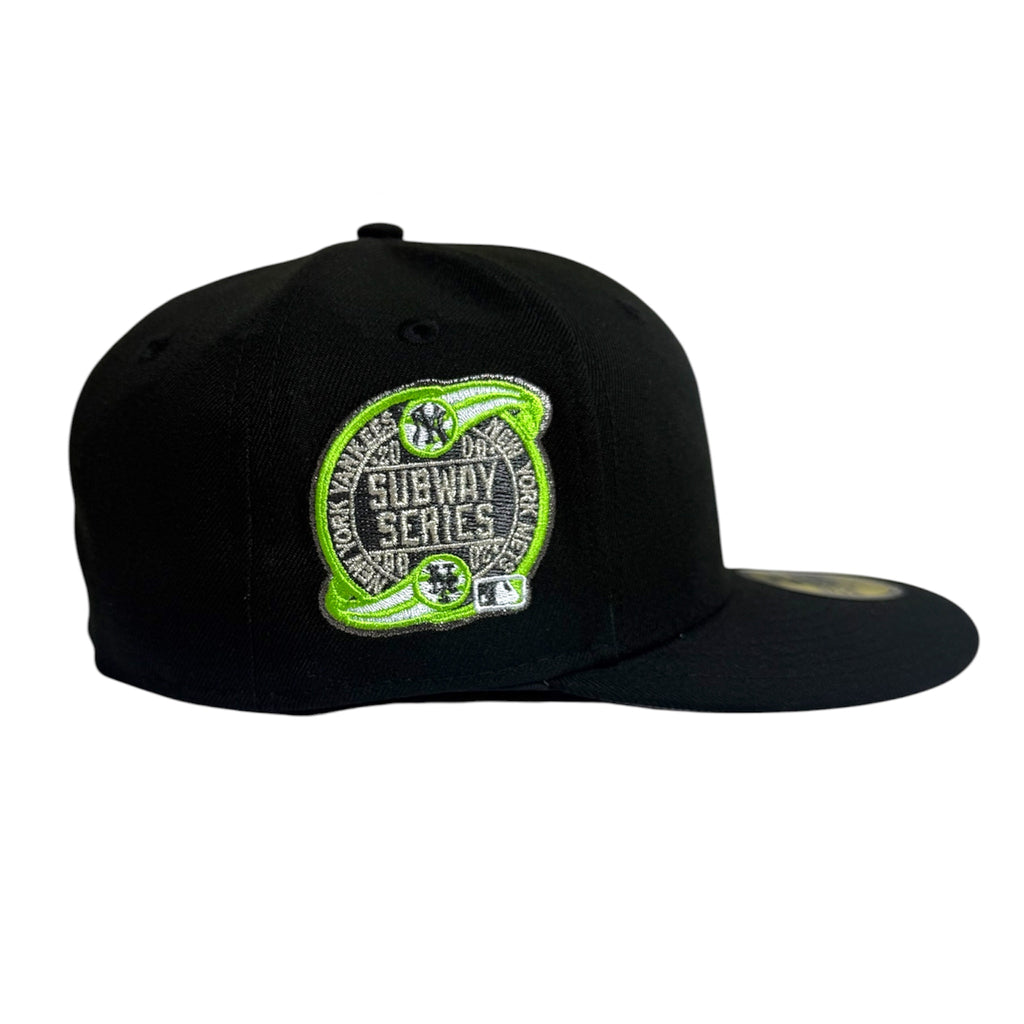 New York Yankees Subway Series Patch (Black/Green) 59FIFTY Fitted Cap