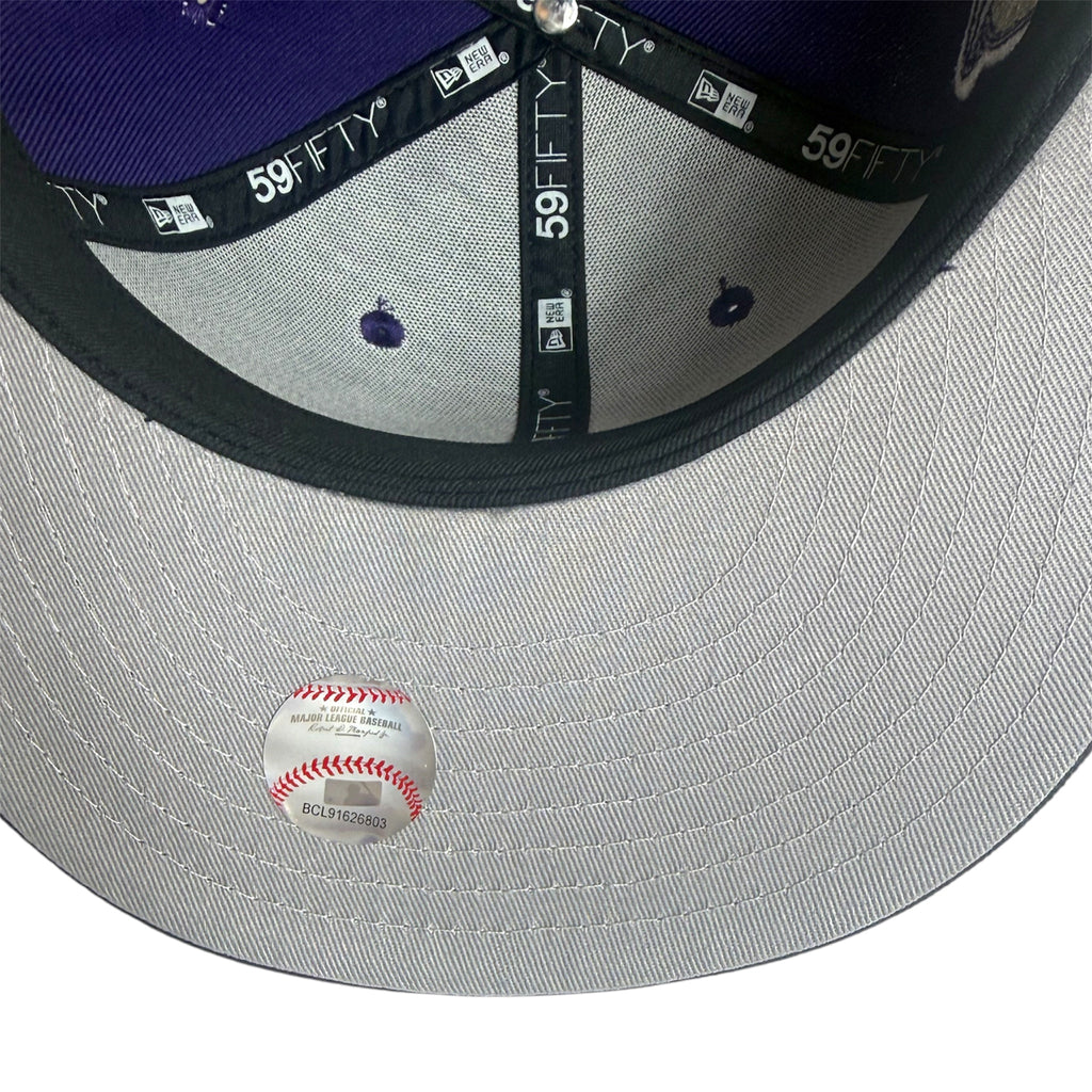 New York Yankees Subway Series Patch (Purple/Black) 59FIFTY Fitted Cap