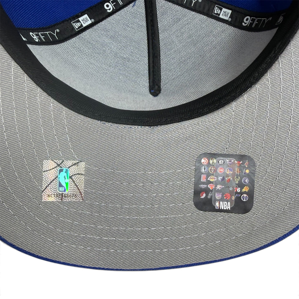 New York Knicks 2026 Finals 9Fifty A-Frame Snapback Hat (Blue)