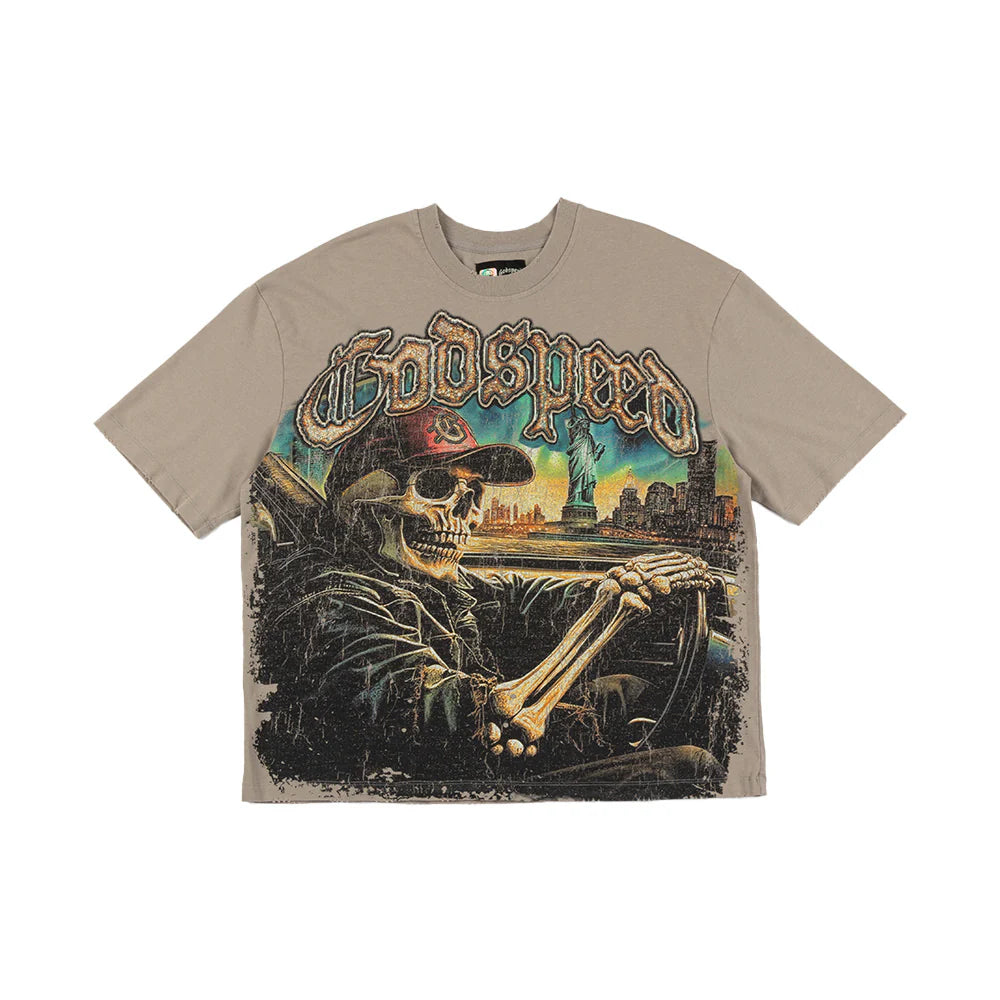 GODSPEED Sightseeing Tee STONE WASH