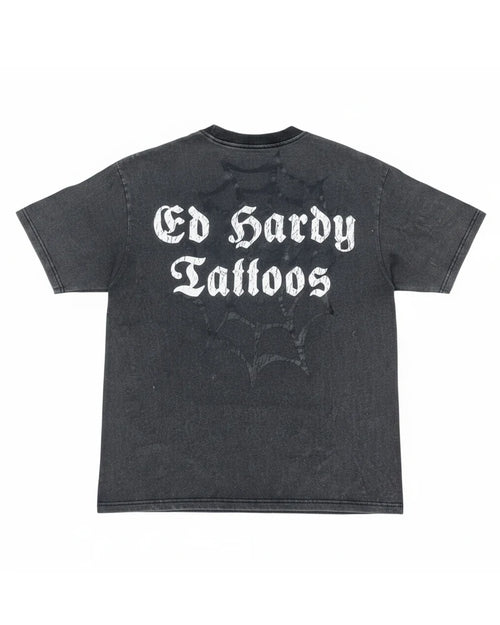 Ed Hardy Flame Web Boxy Tee