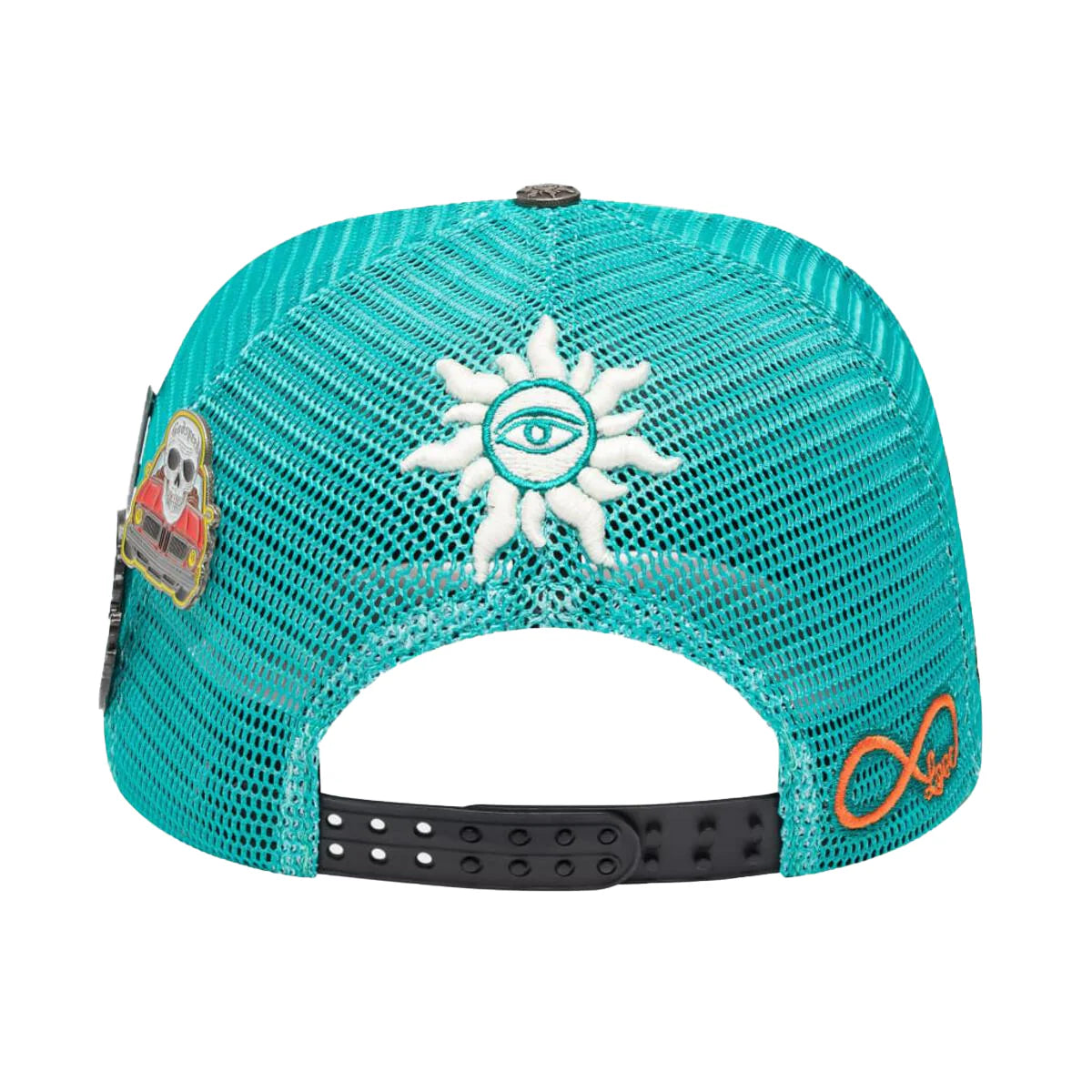 GODSPEED NEW YORK Forever Trucker Hat TURQUOISE