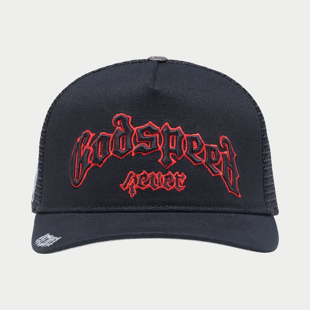 Godspeed GS Forever Trucker Hat (Black/Red)
