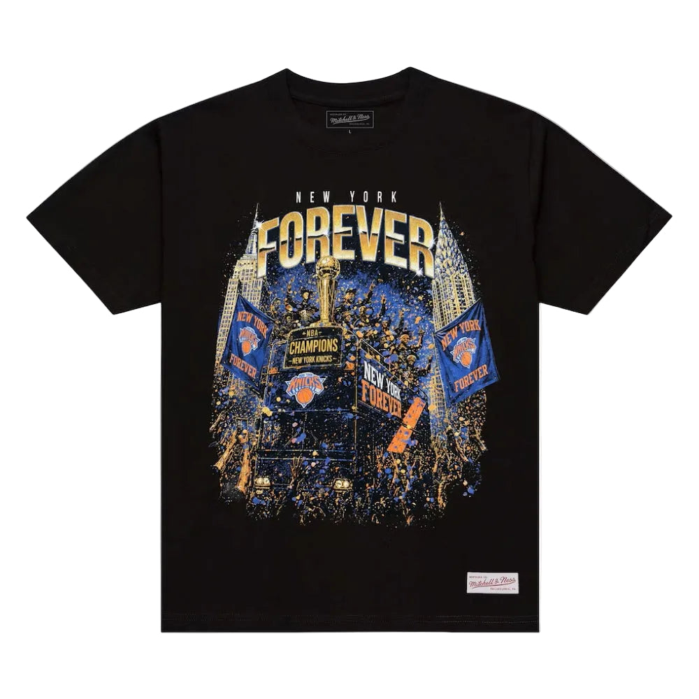 Mitchell & Ness Black "New York Knicks 2026 NBA Finals Champions Parade" T-Shirt