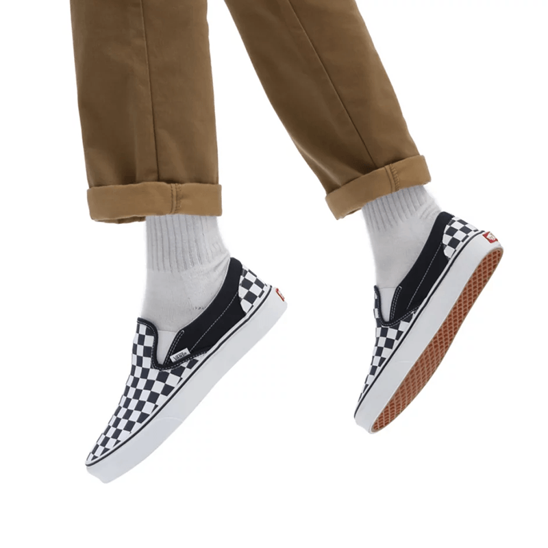 Vans Classic Slip-On Unisex Sneaker Checkerboard Parisian Night/True White