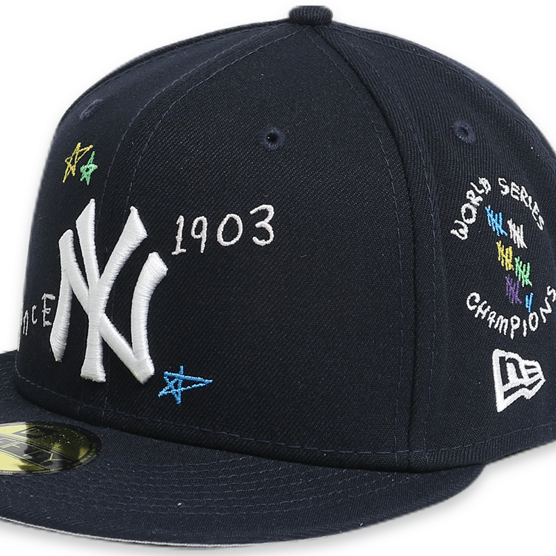 [60243726] New York Yankees "Scribble" Navy 59FIFTY Men's Fitted Hat
