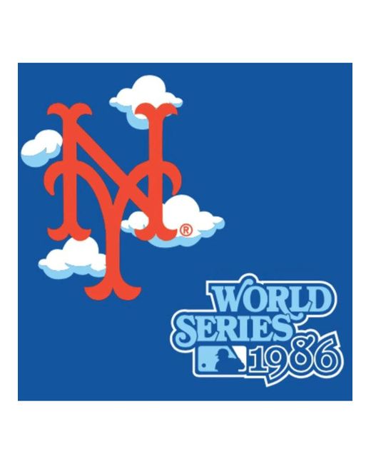 [13090882] New York Mets "Cloud" Blue Men's T-shirts