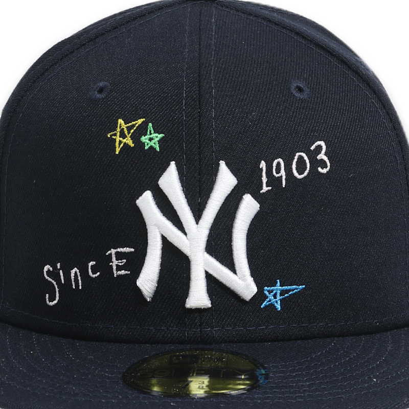 [60243726] New York Yankees "Scribble" Navy 59FIFTY Men's Fitted Hat