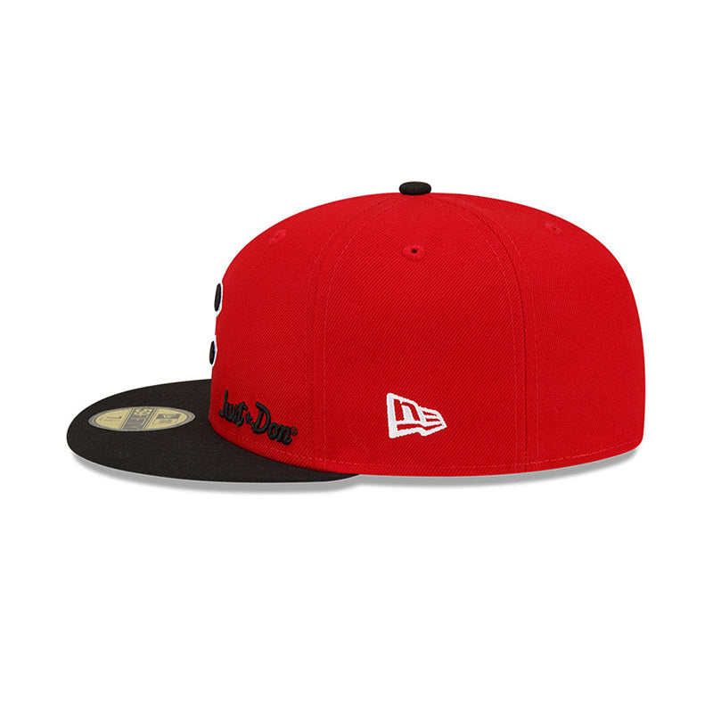 Chicago Cubs '90 All-Star Game Red New Era X Just Don 59FIFTY Mens Fitted Hat
