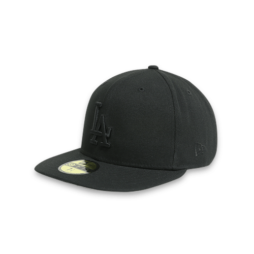 Los Angeles Dodgers Blackout Basic New Era 59FIFTY Fitted Hats