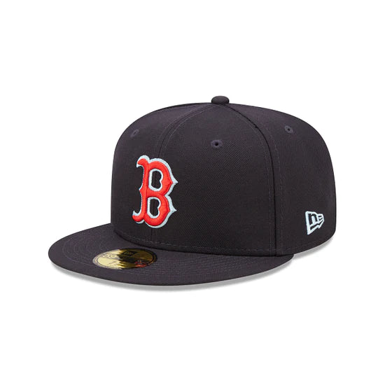 Boston Red Sox 07 World Series Cloud Under Navy 59FIFTY Mens Fitted Hat