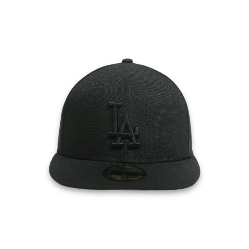 Los Angeles Dodgers Blackout Basic New Era 59FIFTY Fitted Hats