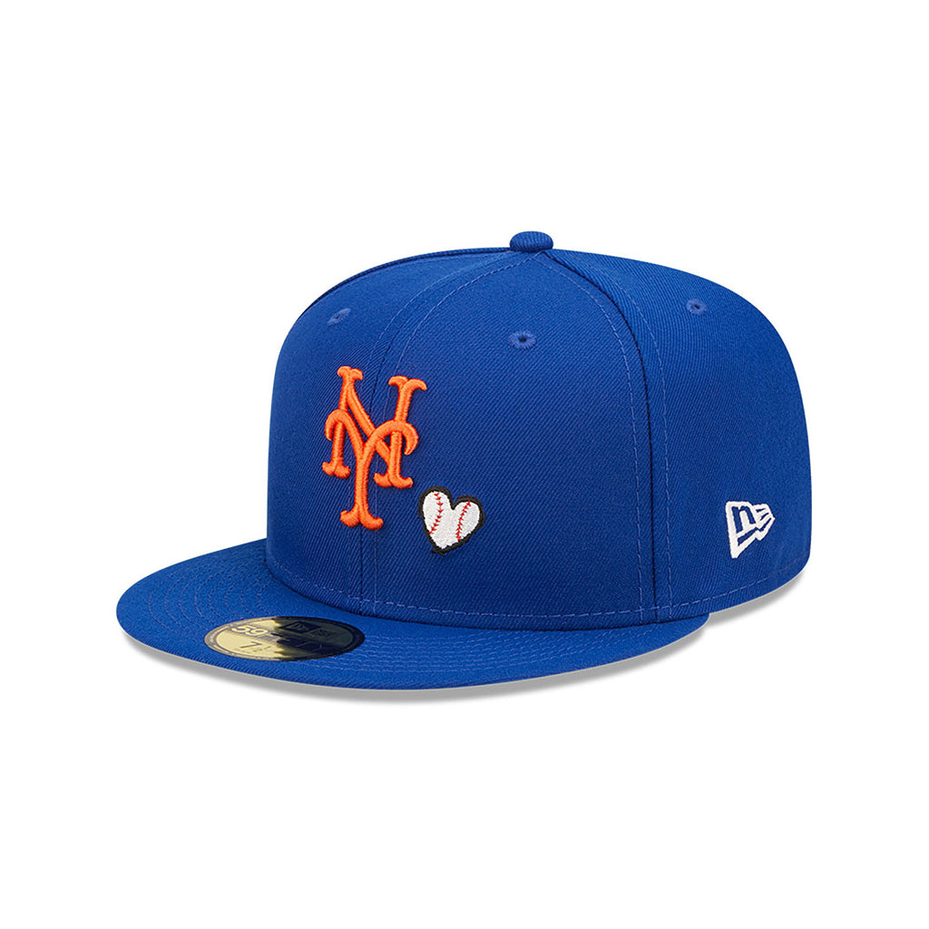 New York Mets '86 World Series "Team Heart" Blue 59FIFTY Mens Fitted Hat
