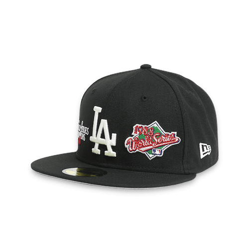 LA Dodgers World Series 59FIFTY Men's Black Fitted Hat