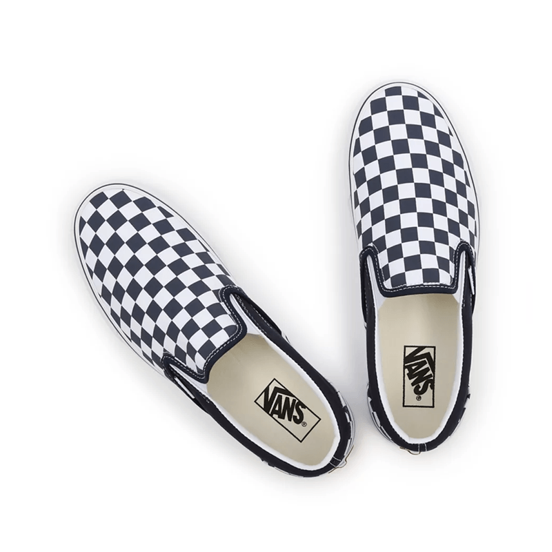 Vans Classic Slip-On Unisex Sneaker Checkerboard Parisian Night/True White
