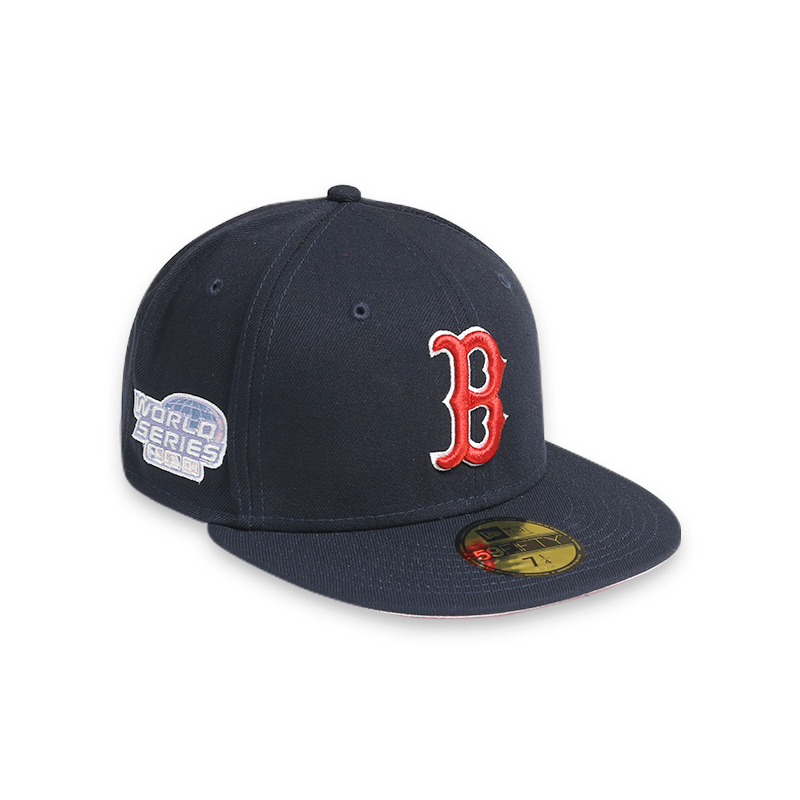 Boston Red Sox 04 World Series "POP SWEAT" Navy 59FIFTY Men's Fitted Hat