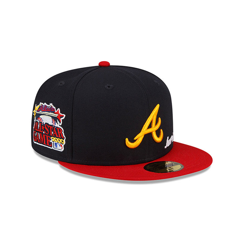 [60293461] NE X JD Atlanta Braves 00 ASG Navy 59FIFTY Men's Fitted Hat