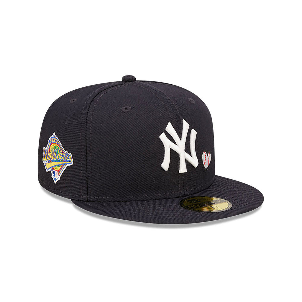 [60243662] New York Yankees 96 WS "Team Heart" Navy 59FIFTY Mens Fitted Hat