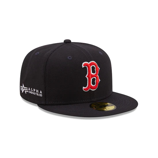 Boston Red Sox "Alpha Industry" Navy 59FIFTY Men's Fitted Hat