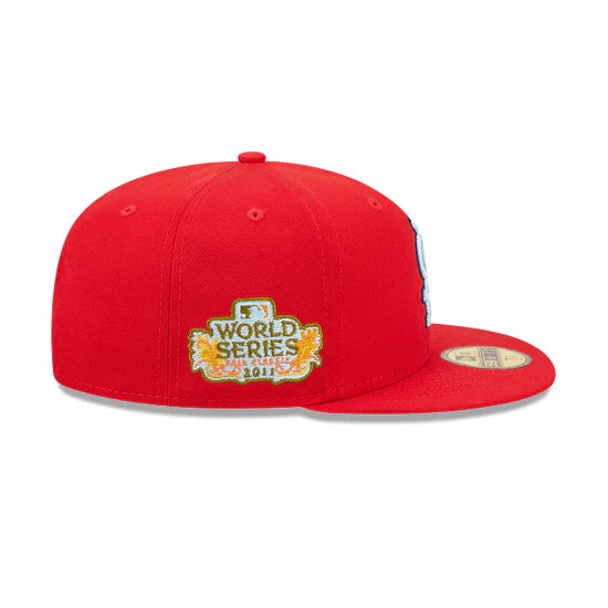 St. Louis Cardinals '11 World Series Cloud Under Red 59FIFTY Mens Fitted Hat