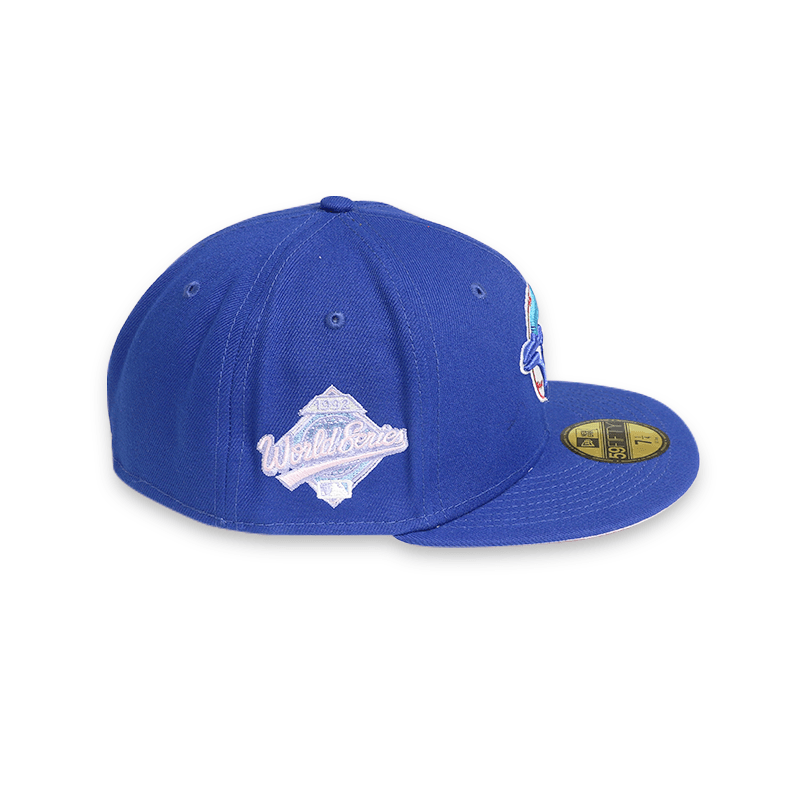 Toronto Blue Jays 92 World Series "POP SWEAT" Blue 59FIFTY Men's Fitted Hat